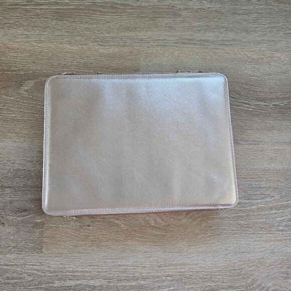 Lancôme Large Cosmetic Make Up Travel Case - Rose Gold - NEW - Picture 11 of 17